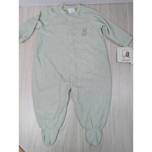 Carter's Baby Boys Girls Green Pajama sleeper puppy dog vintage 6-9 months NWT